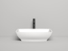 Раковина из искусственного камня S-Sense Salini Gloria 1102104G 60х40 накладная цвет белый без отверстий под смеситель